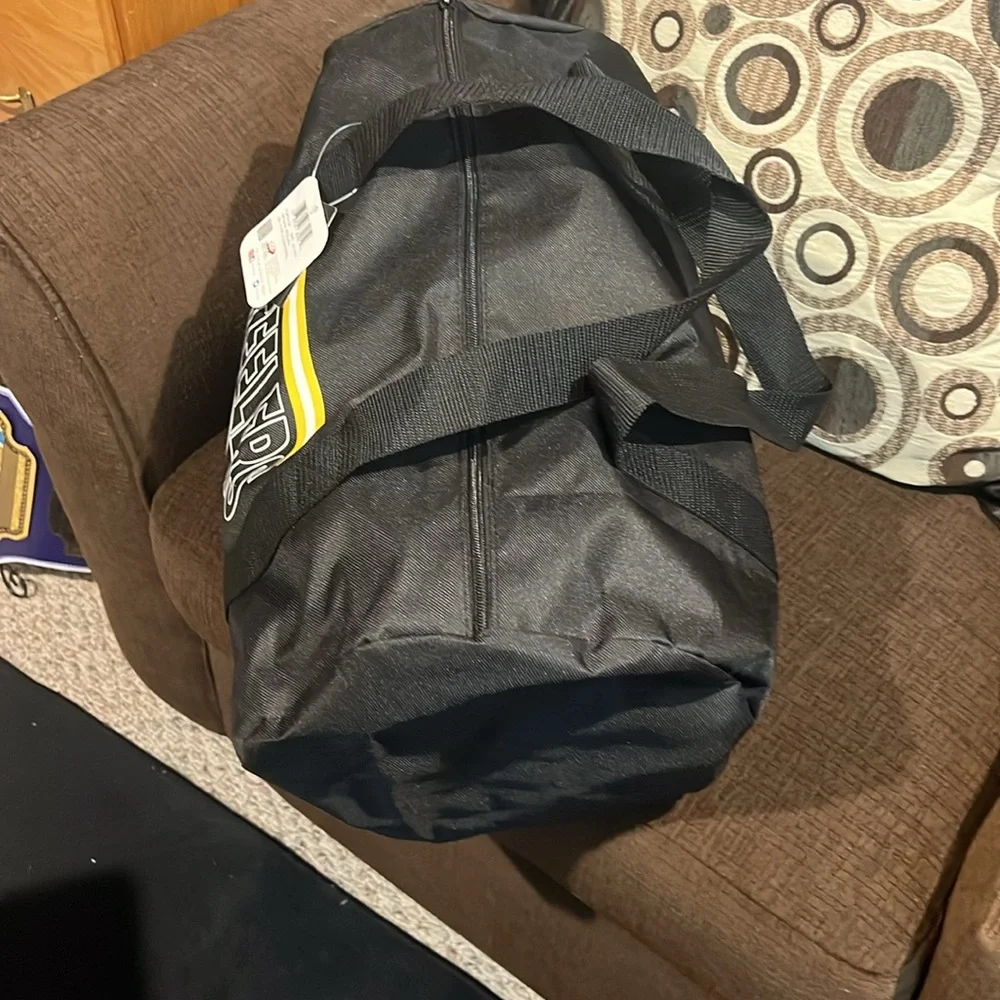 Pittsburgh Steelers Black Duffel Bag